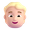 person blonde hair